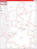 Crow Wing, Mn Carrier Route Wall Map